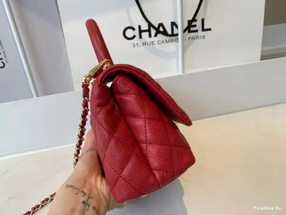 Firstbag Ru FLAP MINI WITH BAG CHANEL HANDLE TOP 0612